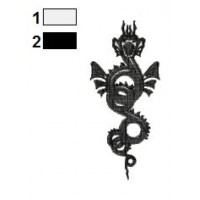 Dragon Tattoo Embroidery Design 10